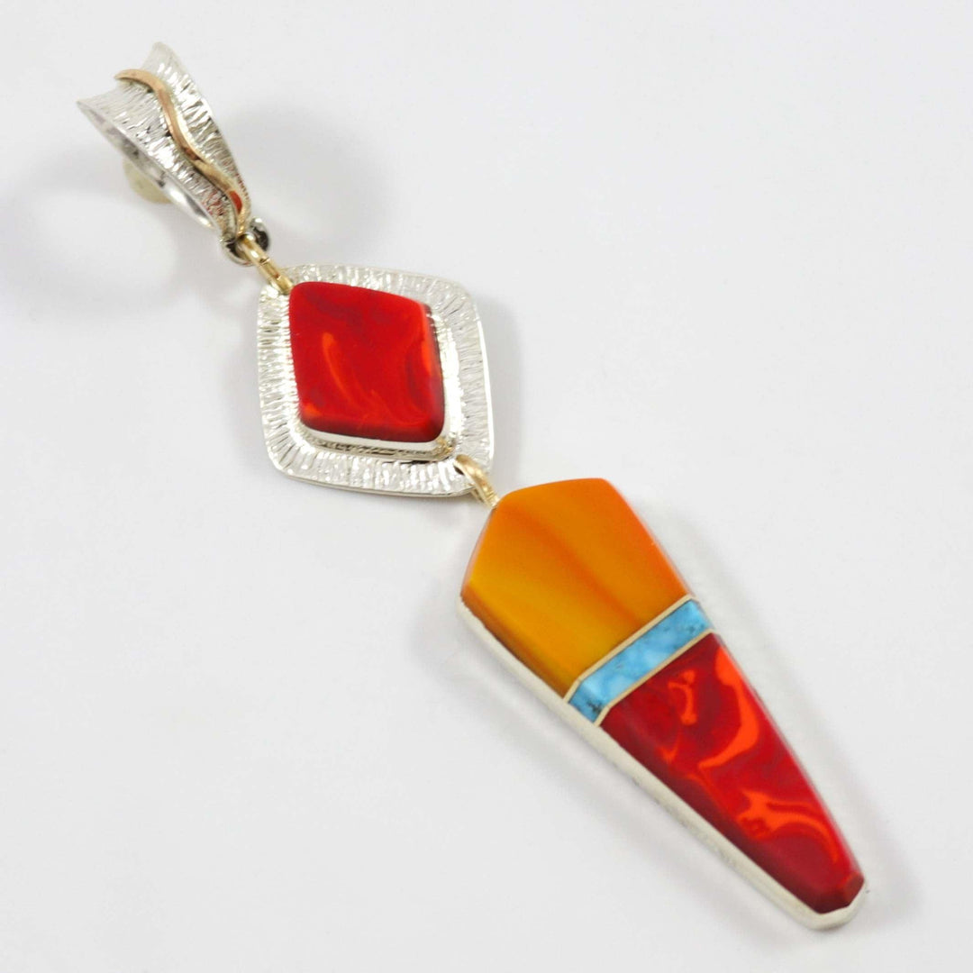 Multi-Stone Inlay Pendant