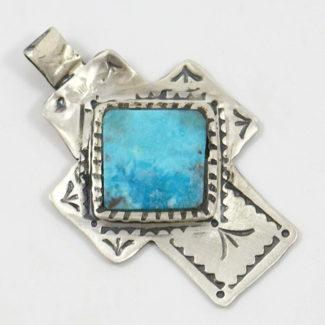 Turquoise Cross Pendant