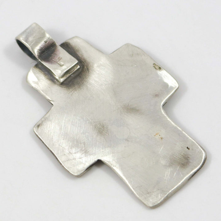 Inlay Cross Pendant