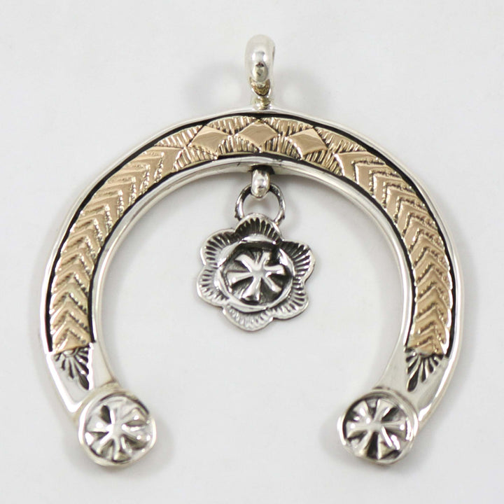 Gold on Silver Naja Pendant