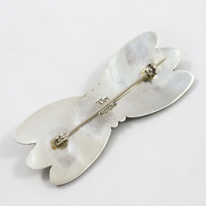 Silver Butterfly Pin