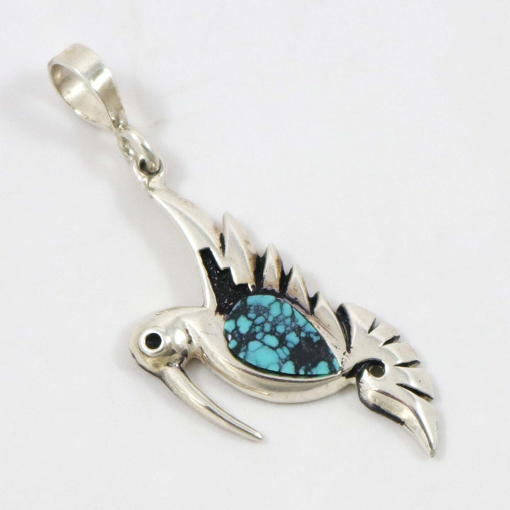 Turquoise Hummingbrd Pendant