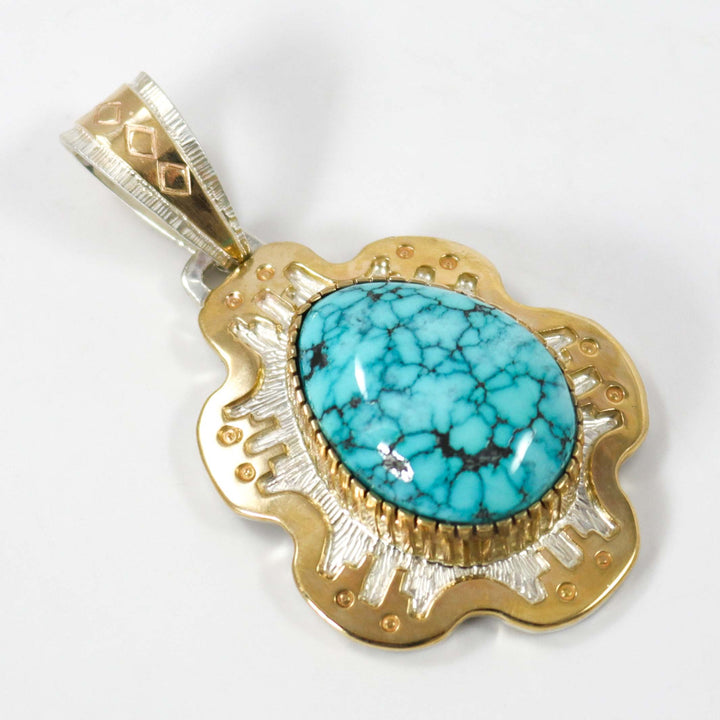 Lone Mountain Turquoise Pendant