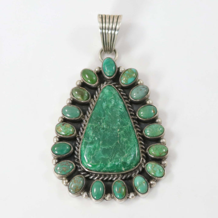 Broken Arrow Variscite Pendant