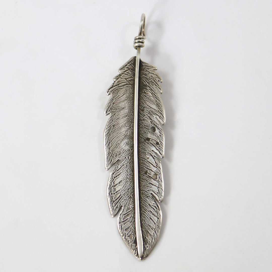 Navajo Feather Pendant