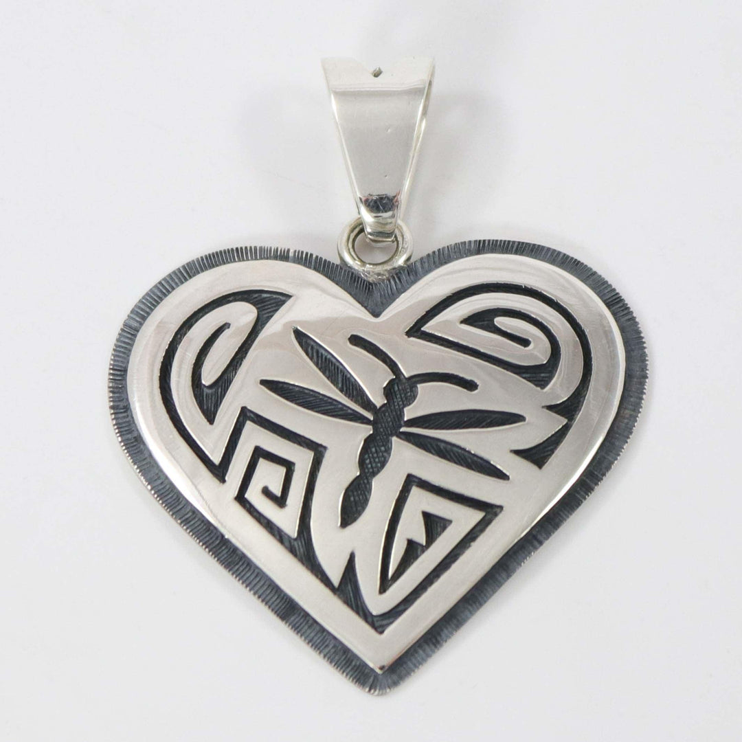 Dragonfly Heart Pendant