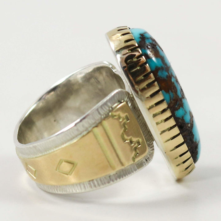 Royston Turquoise Ring by Dina Huntinghorse - Garland's