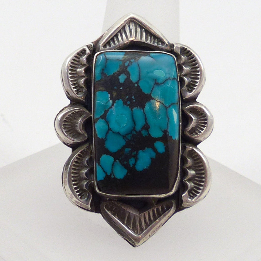 Chinese Turquoise Ring by David and Alice Lister - Garland's