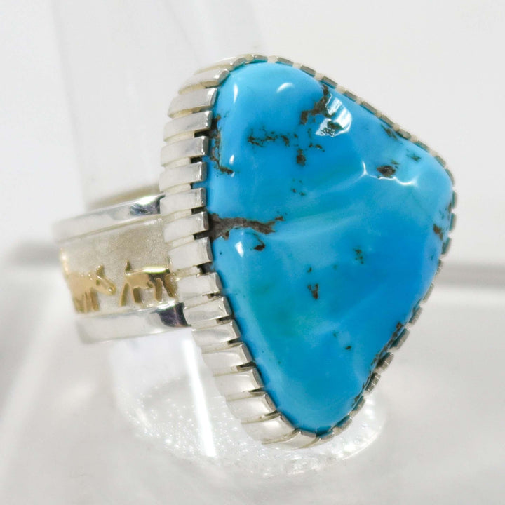 Kingman Turquoise Ring by Robert Taylor - Garland's