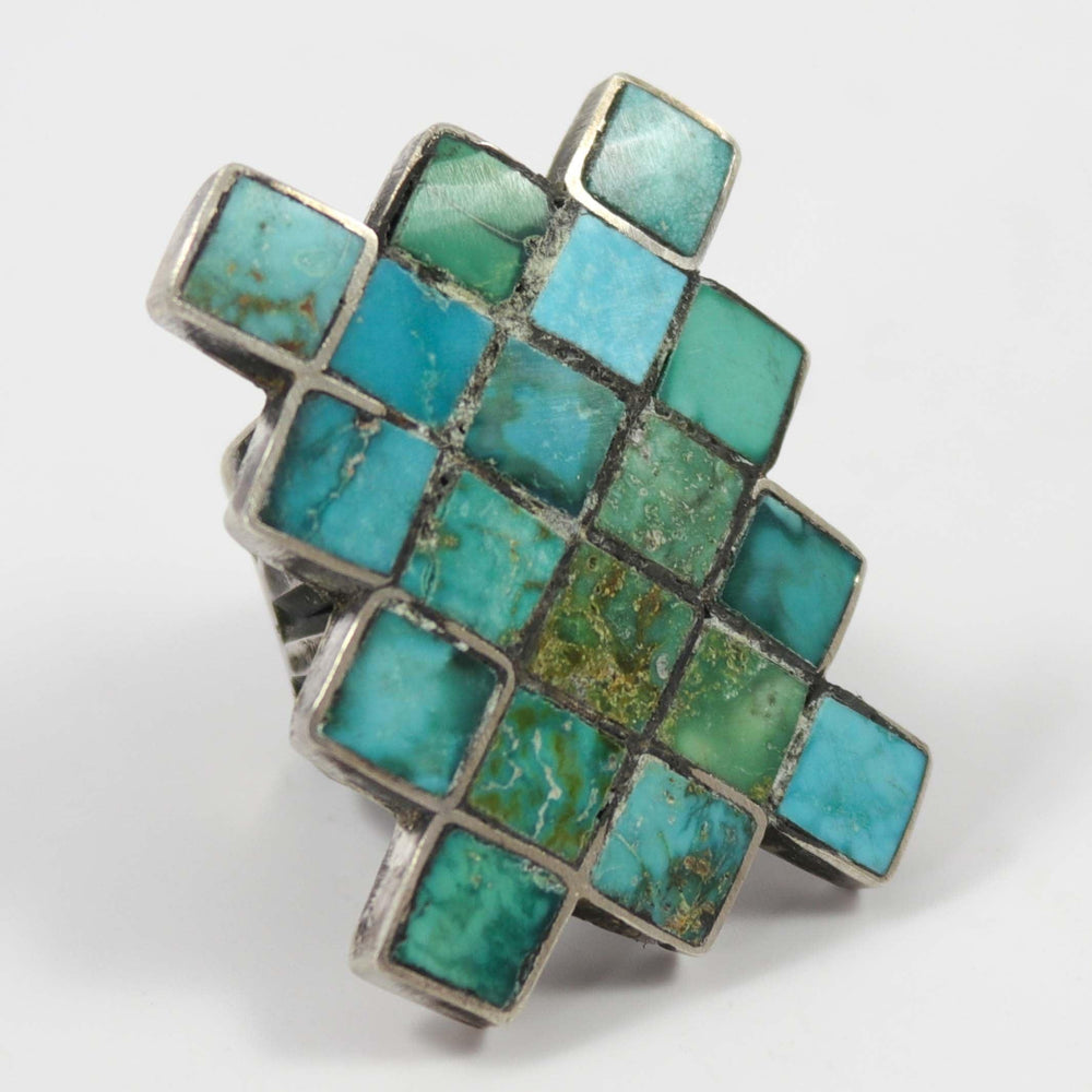 Turquoise Inlay Ring by Jock Favour - Garland's