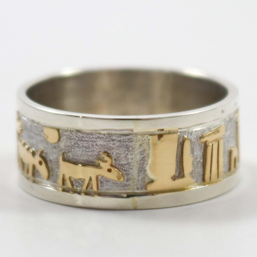 Gold on Silver Storyteller Ring