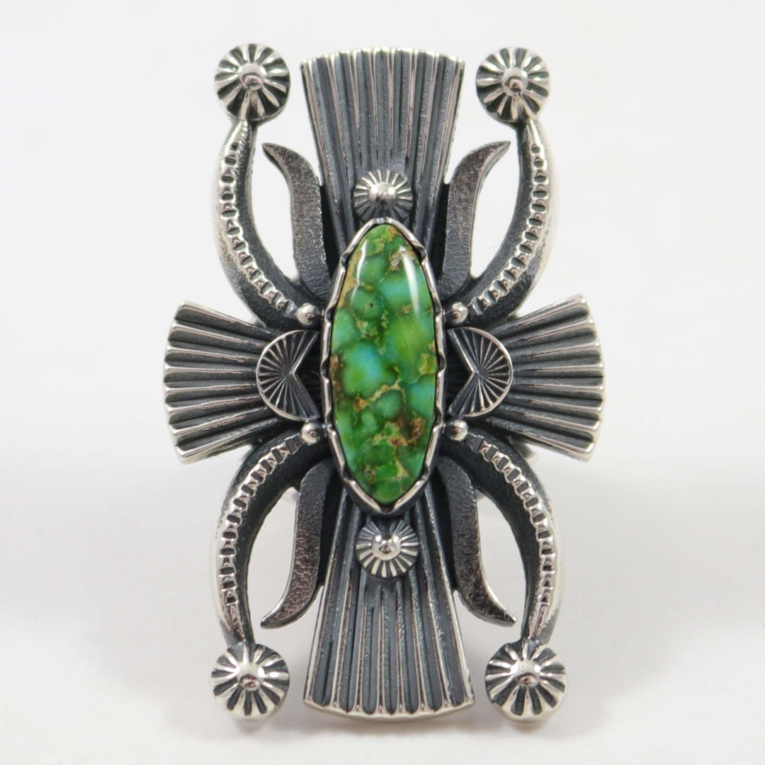 Turquoise Keetoh Ring by Curtis Pete - Garland's