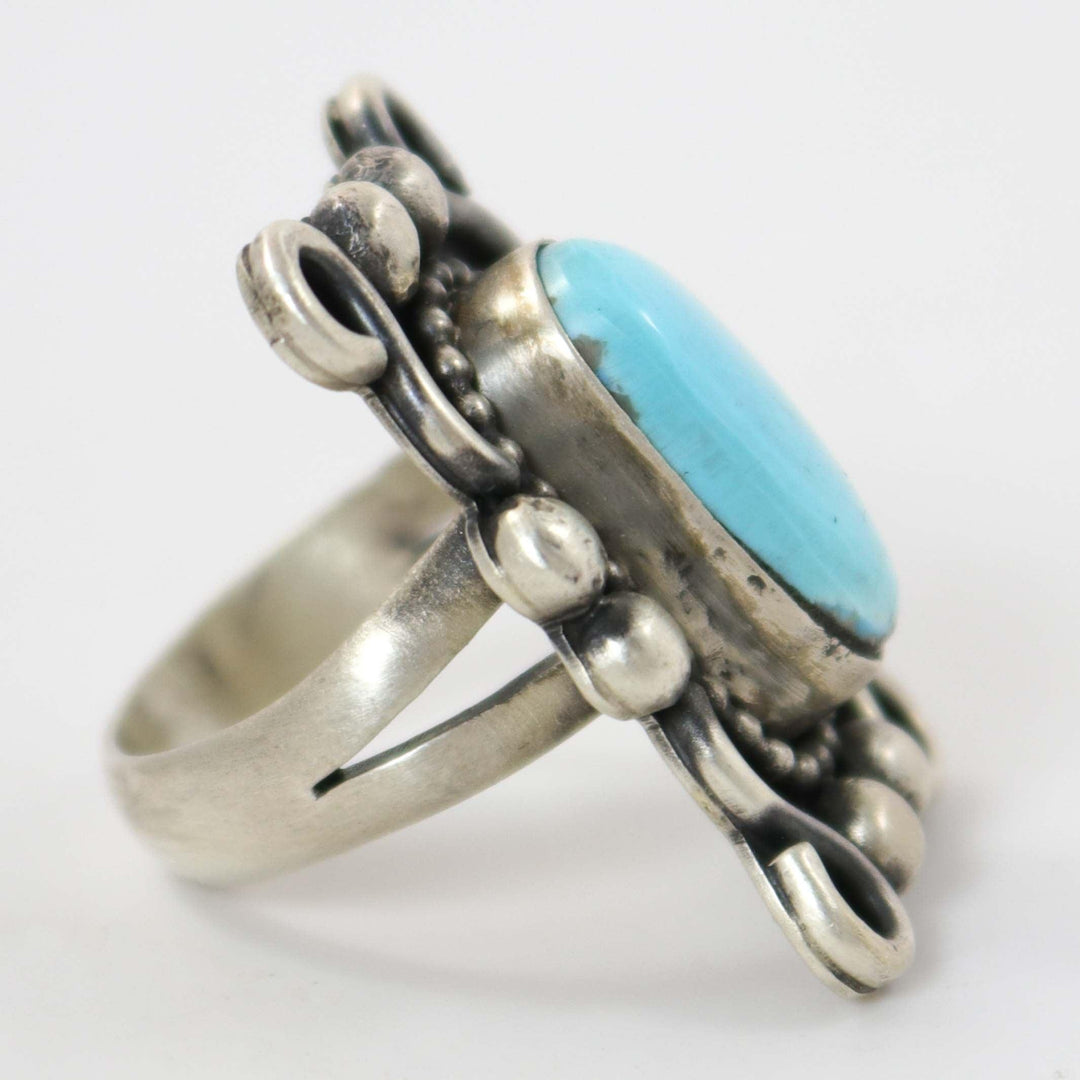 Golden Hills Turquoise Ring by Anderson Yazzie - Garland's