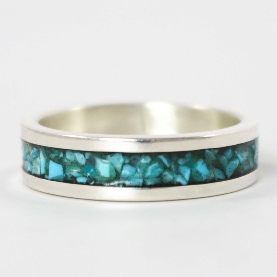 Turquoise Inlay Ring by Peter Nelson - Garland's