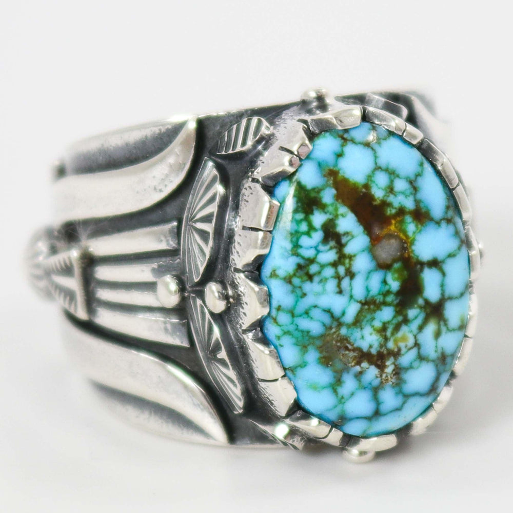 Turquoise Mountain Ring by Curtis Pete - Garland's