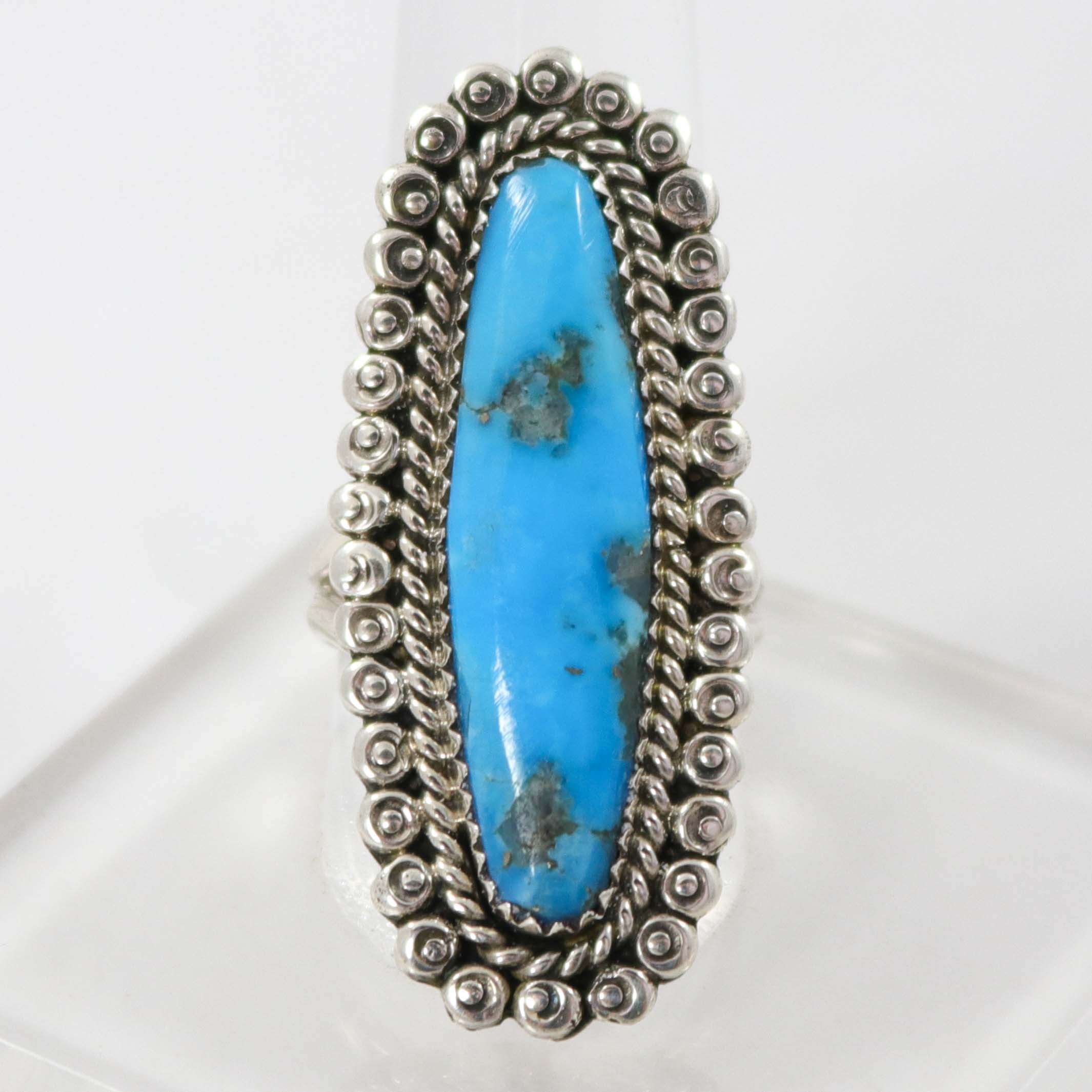 Antique size deals 6.5 sterling Navajo Kingsman turquoise ring