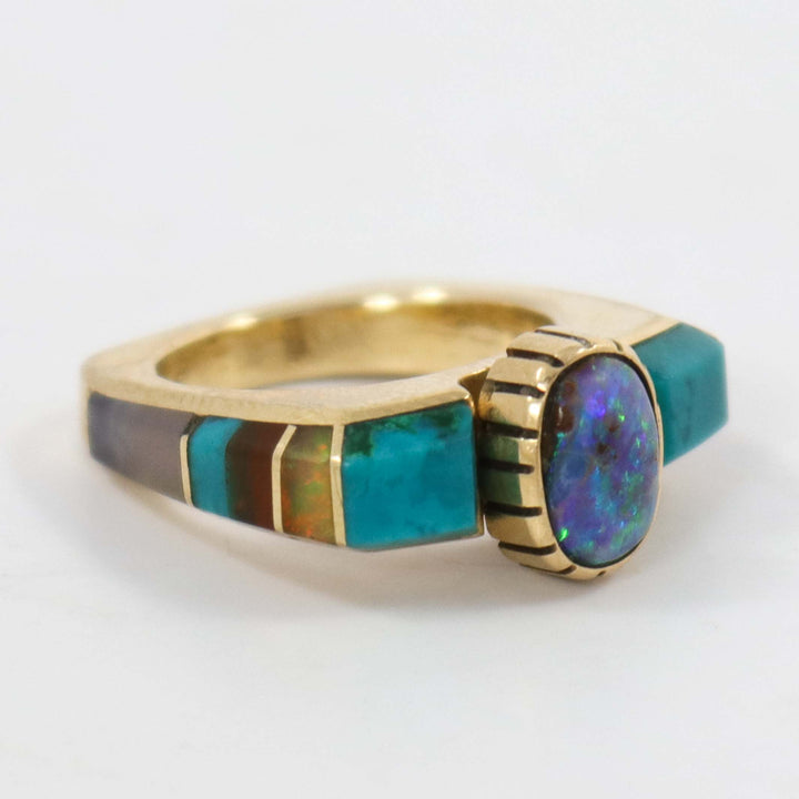 Gold Opal Ring