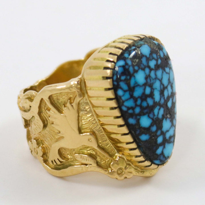 Lander Blue Turquoise Ring