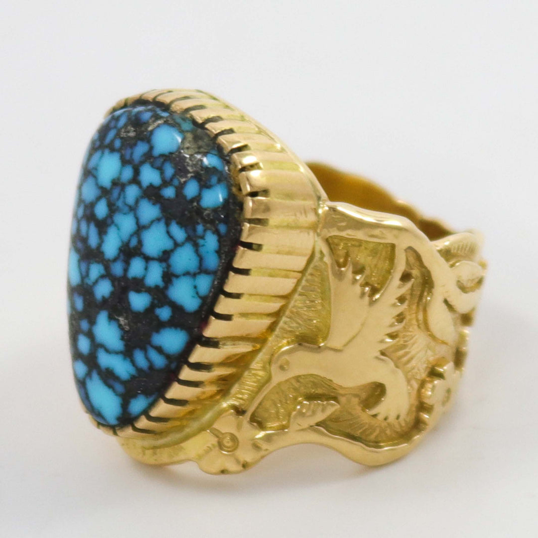 Lander Blue Turquoise Ring