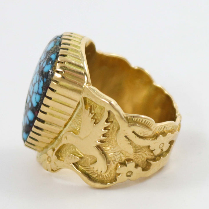 Lander Blue Turquoise Ring