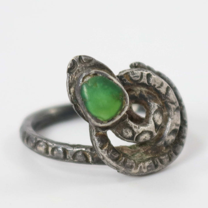 1950s Turquoise Snake Ring