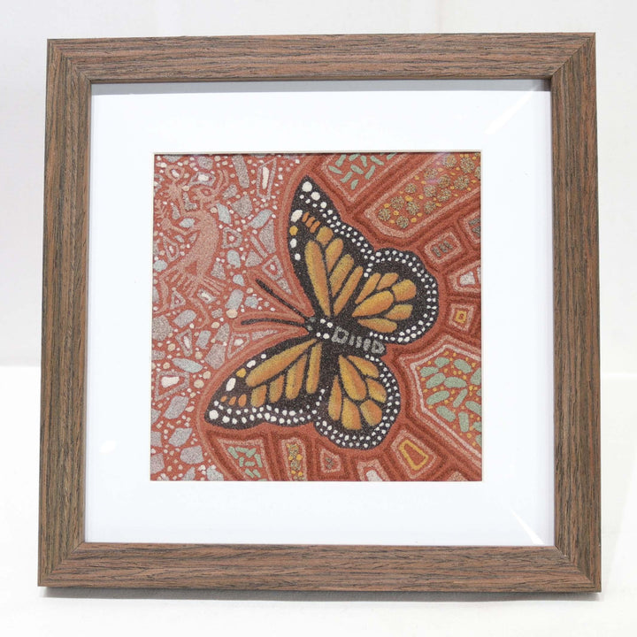 “Butterfly in Flight” Sandpainting by Eugene Baatsoslanii Joe - Garland's