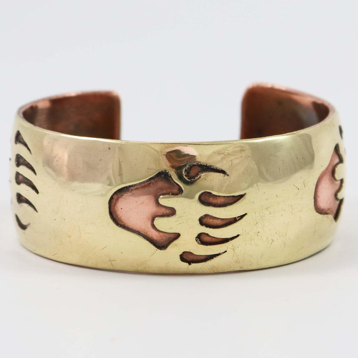 Gold Fill and Copper Bear Cuff by Jefferson James - Garland's