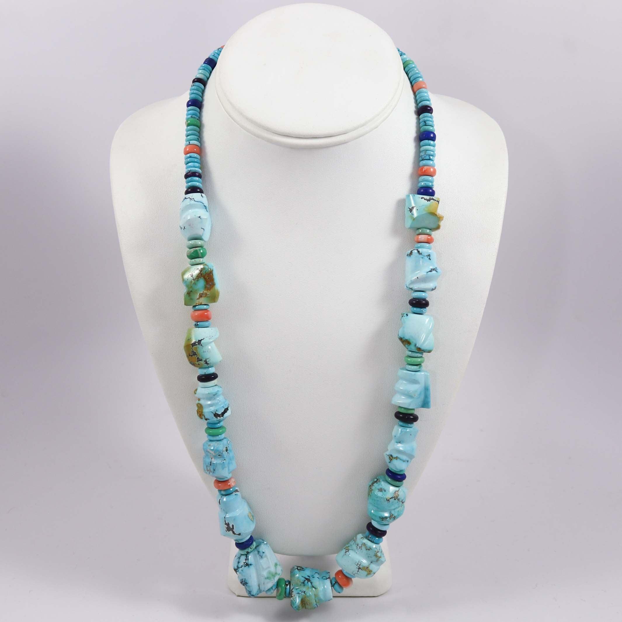 Buy Blue Moon Turquoise Beaded Necklace