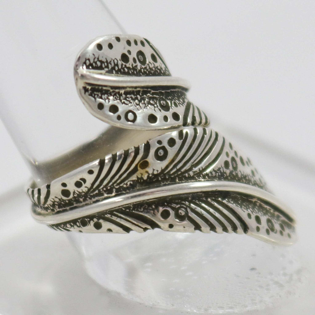 Silver Feather Ring by Pete Johnson - Garland's