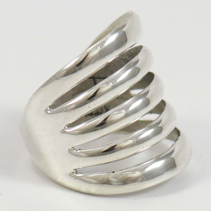 Silver Split Band Ring by Alvin Thompson - Garland's